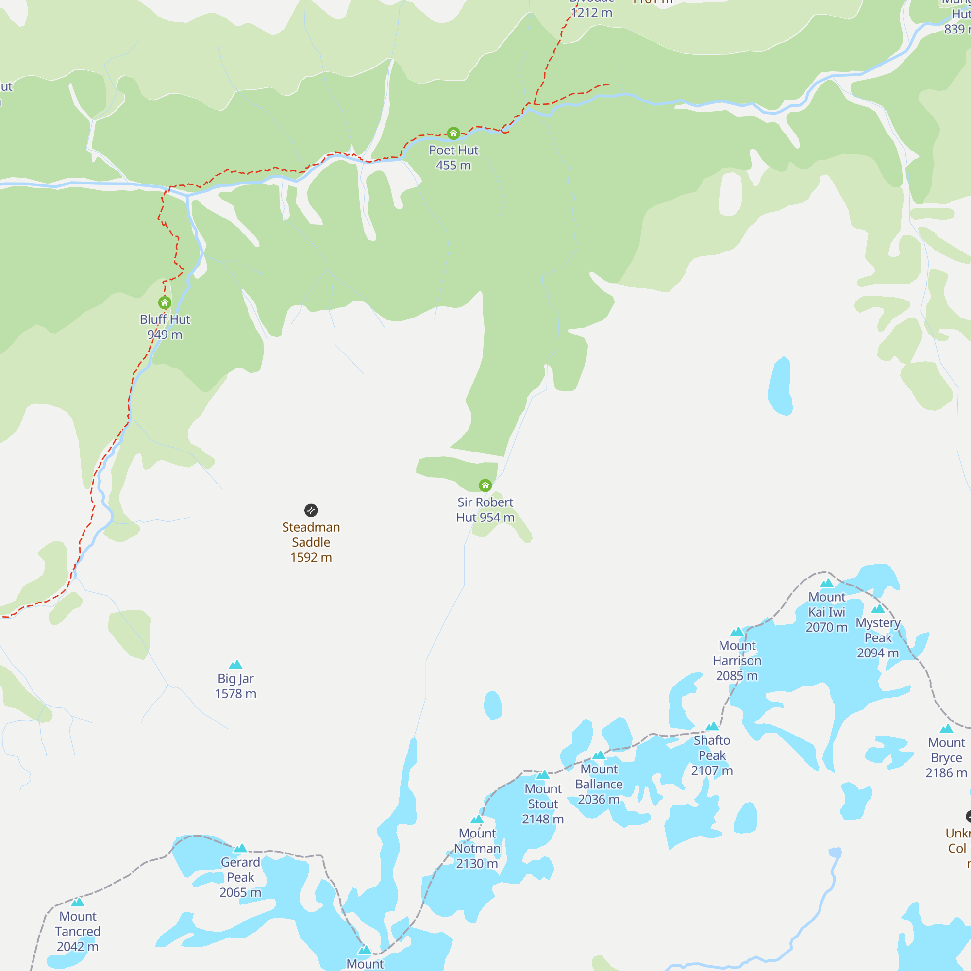 Sir Robert Hut map