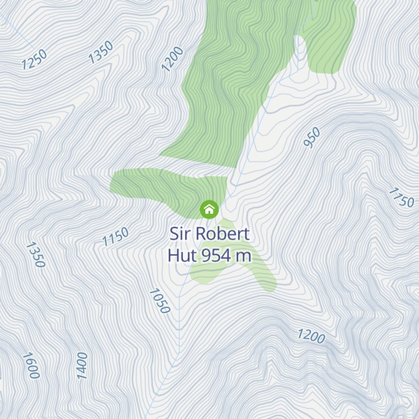 Map of Sir Robert Hut
