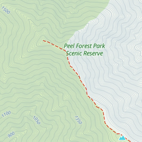 Map of Mount Peel