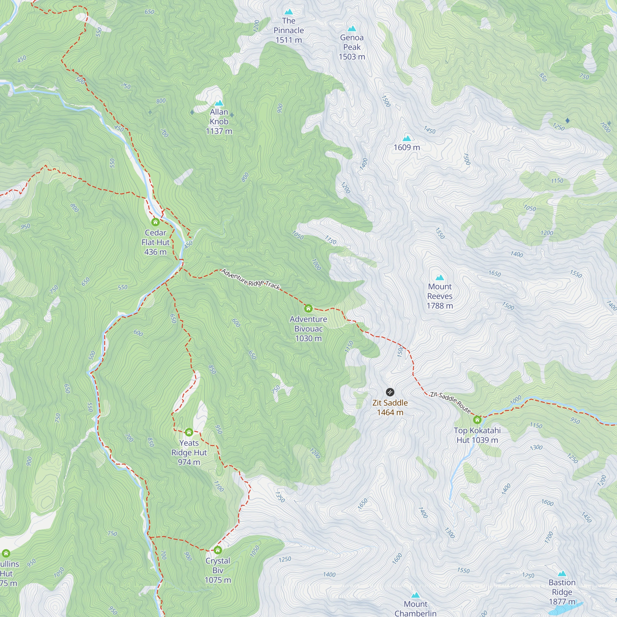 Adventure Bivouac map