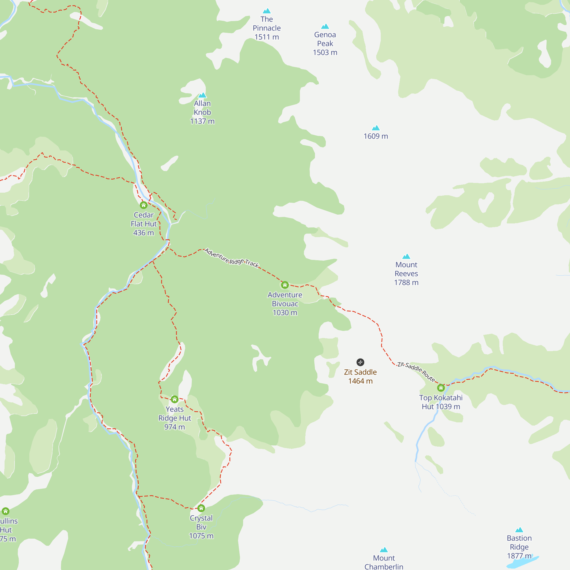 Adventure Bivouac map