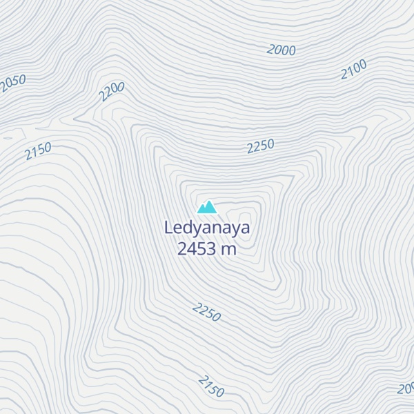 Map of Ledyanaya