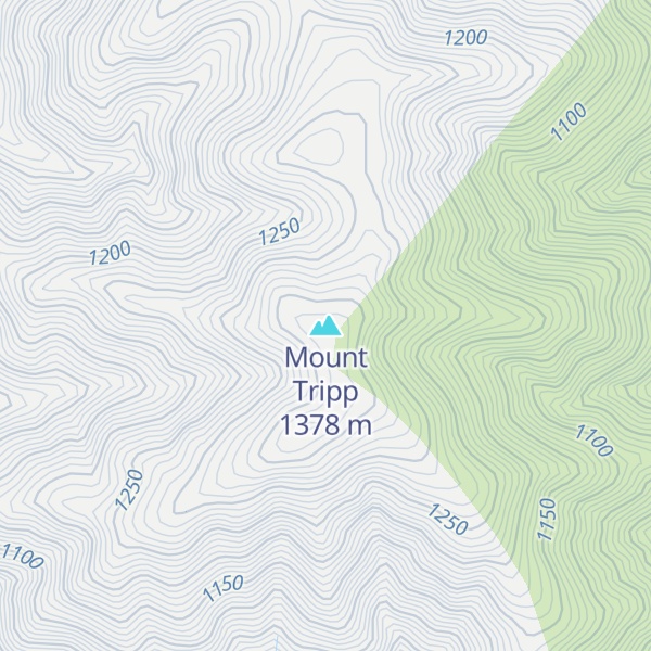 Map of Mount Tripp