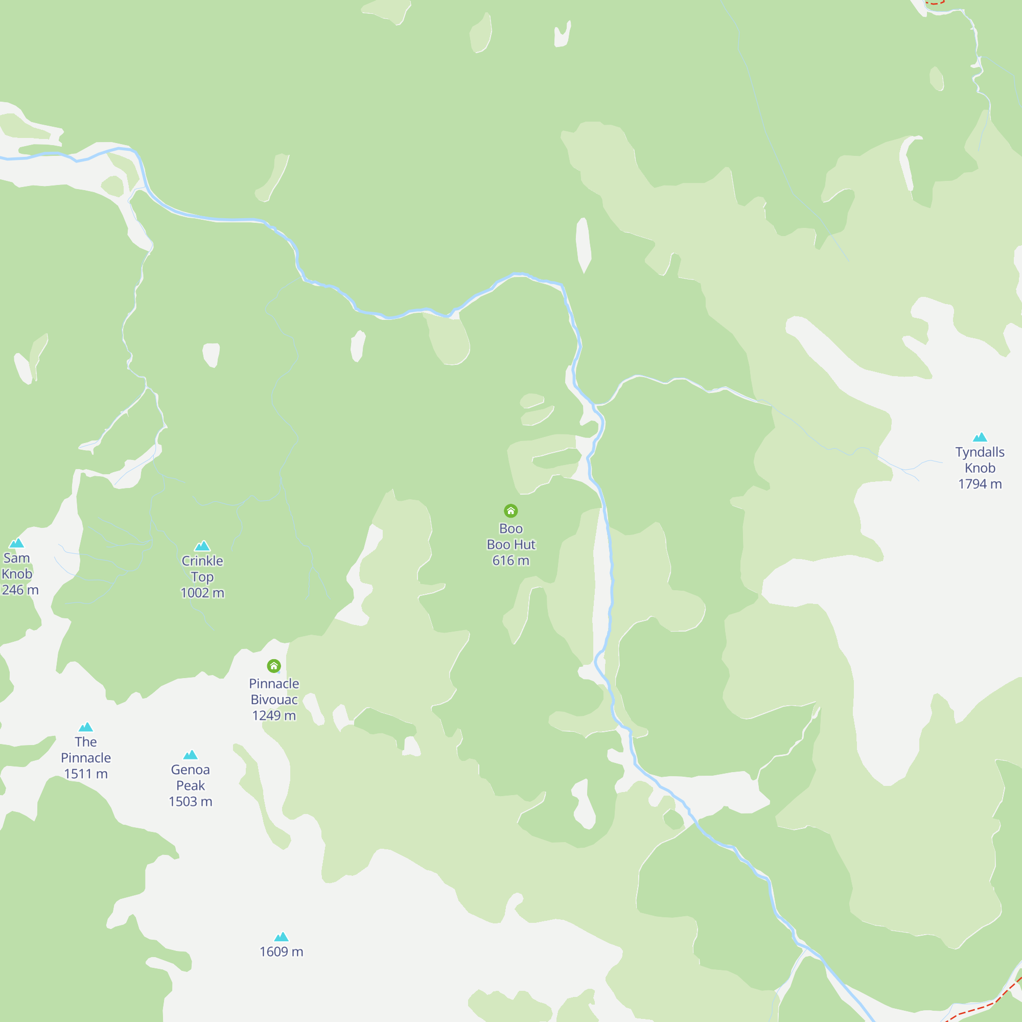 Boo Boo Hut map