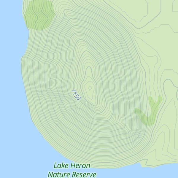 Map of Mount Sugarloaf