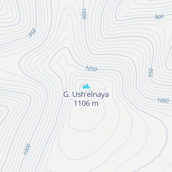 Map of G. Ush'elnaya