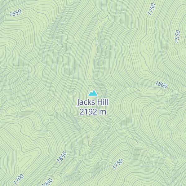 Map of Jacks Hill