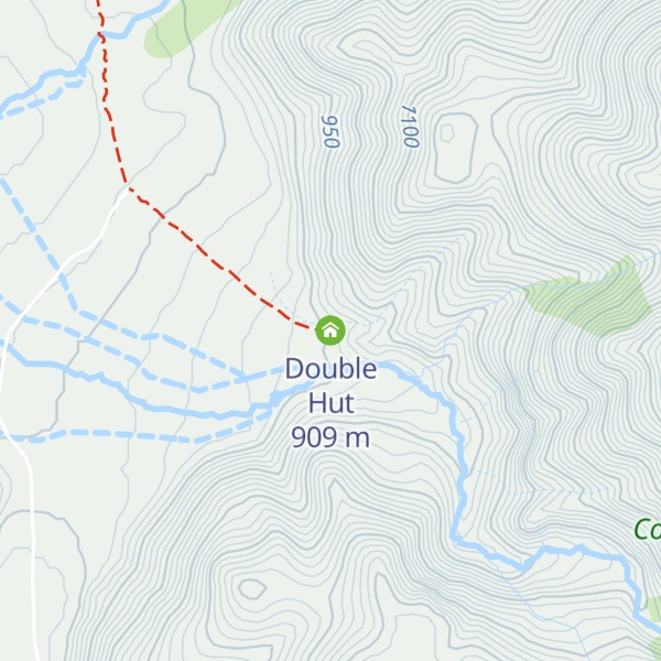 Map of Double Hut