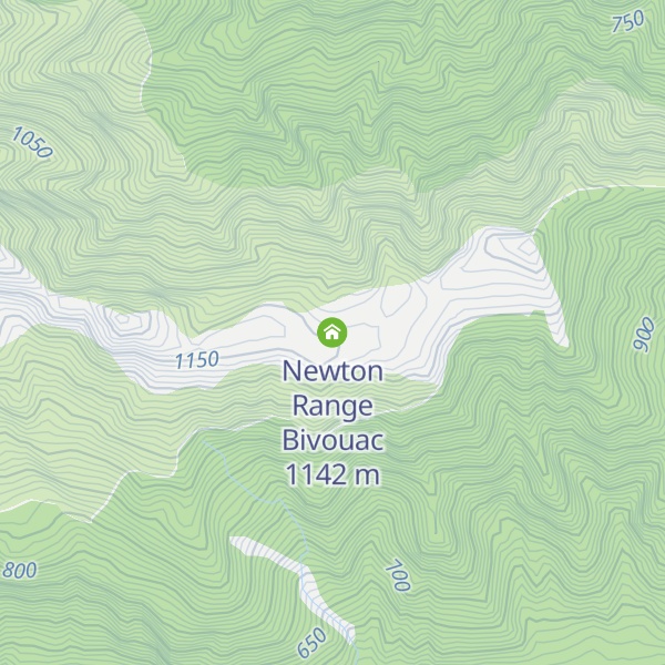 Map of Newton Range Bivouac