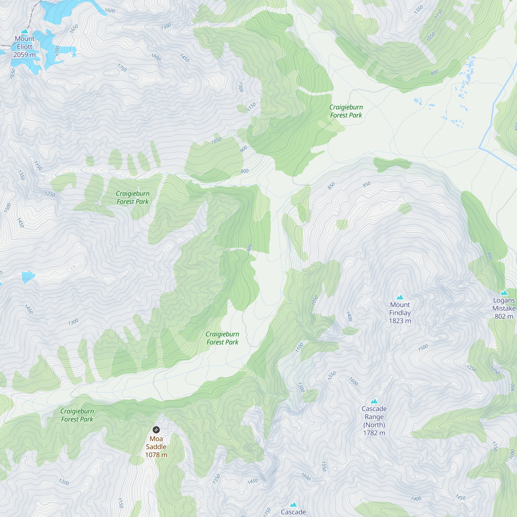 Unknown Stream Hut map
