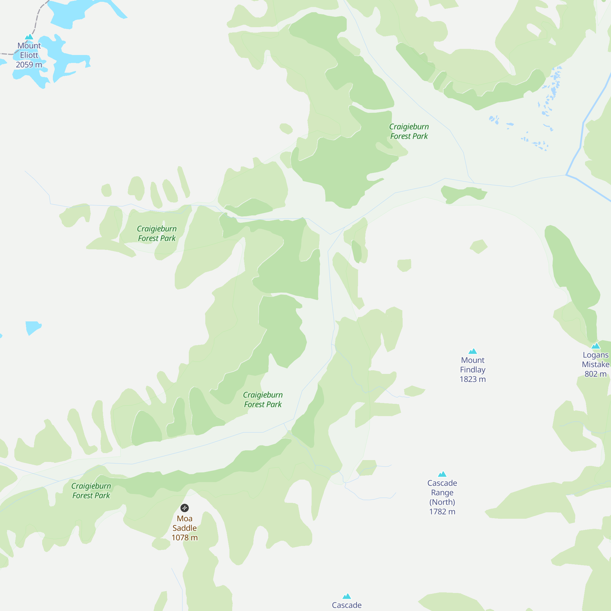 Unknown Stream Hut map