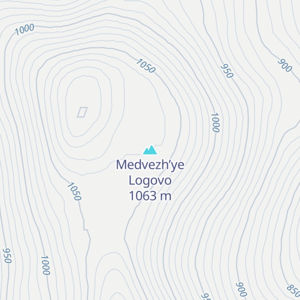 Map of Medvezh’ye Logovo