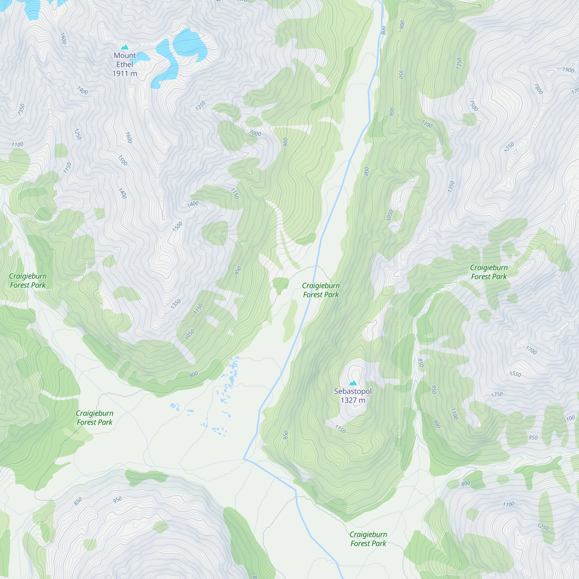 Urquhart's Hut map