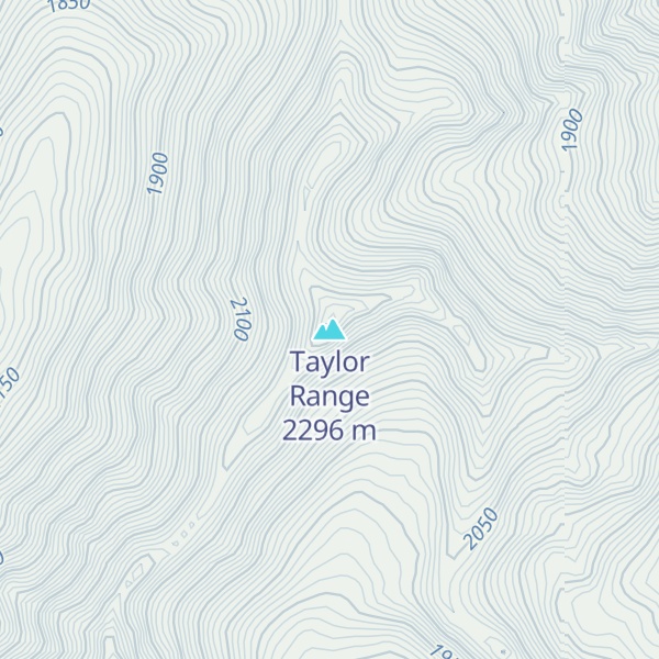 Map of Taylor Range