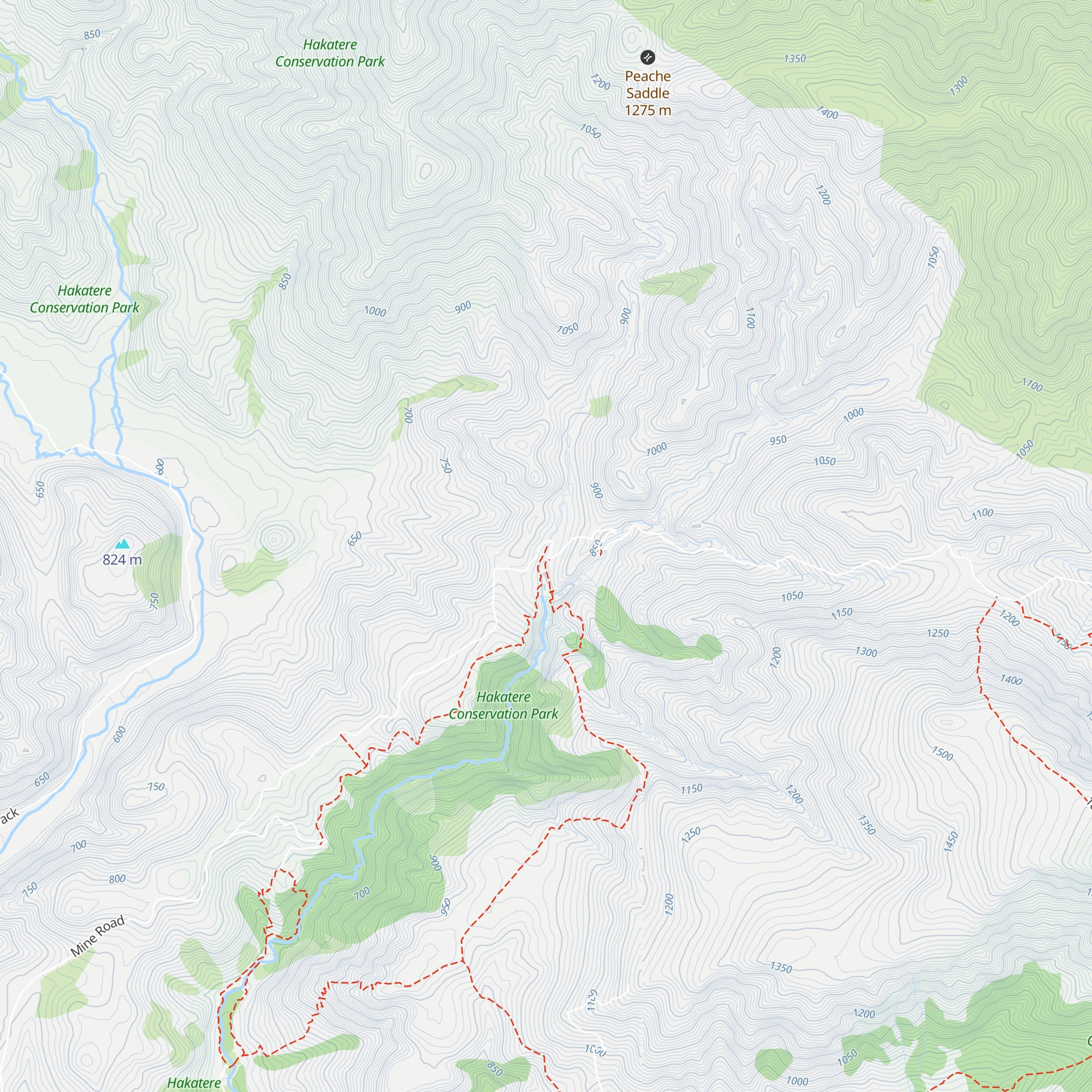 Woolshed Creek Hut map