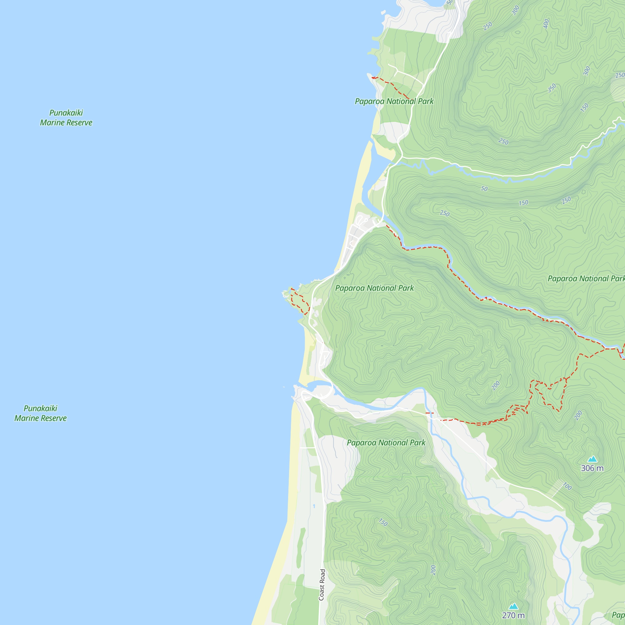 Paparoa National Park Visitor Centre & i-SITE map