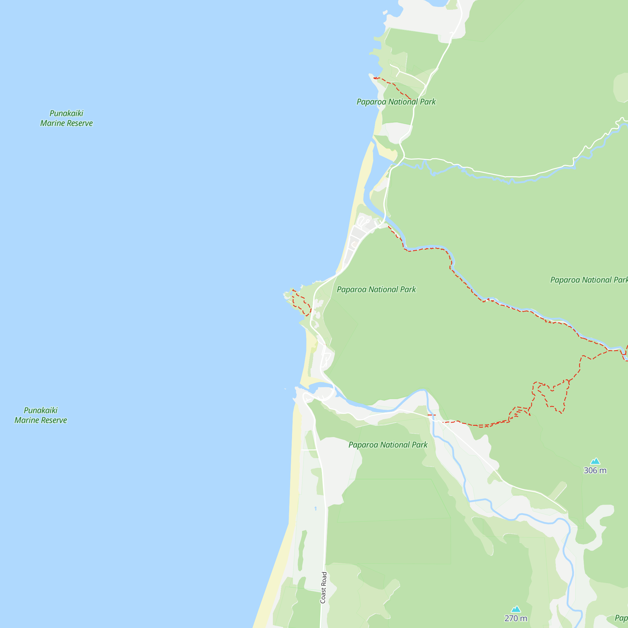 Paparoa National Park Visitor Centre & i-SITE map