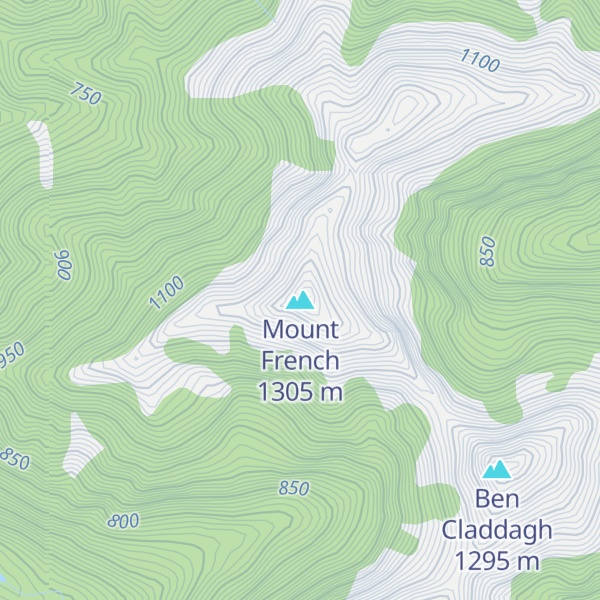 Map of Mount French