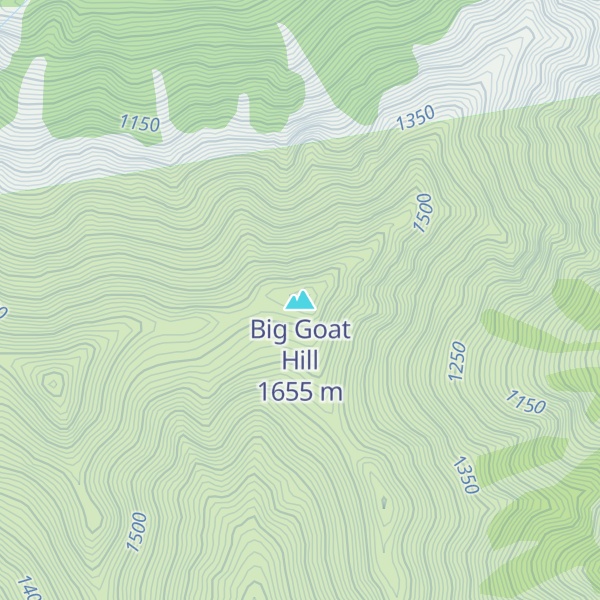 Map of Big Goat Hill