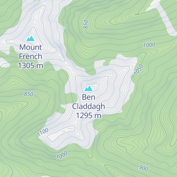 Map of Ben Claddagh