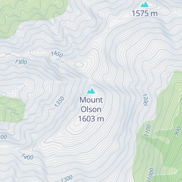Map of Mount Olson