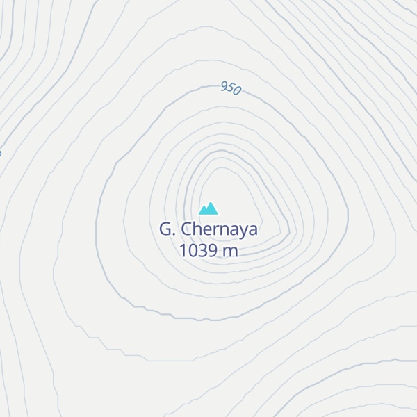 Map of G. Chernaya