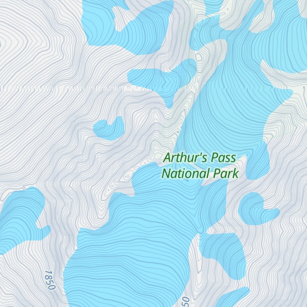 Map of Mount Murchison