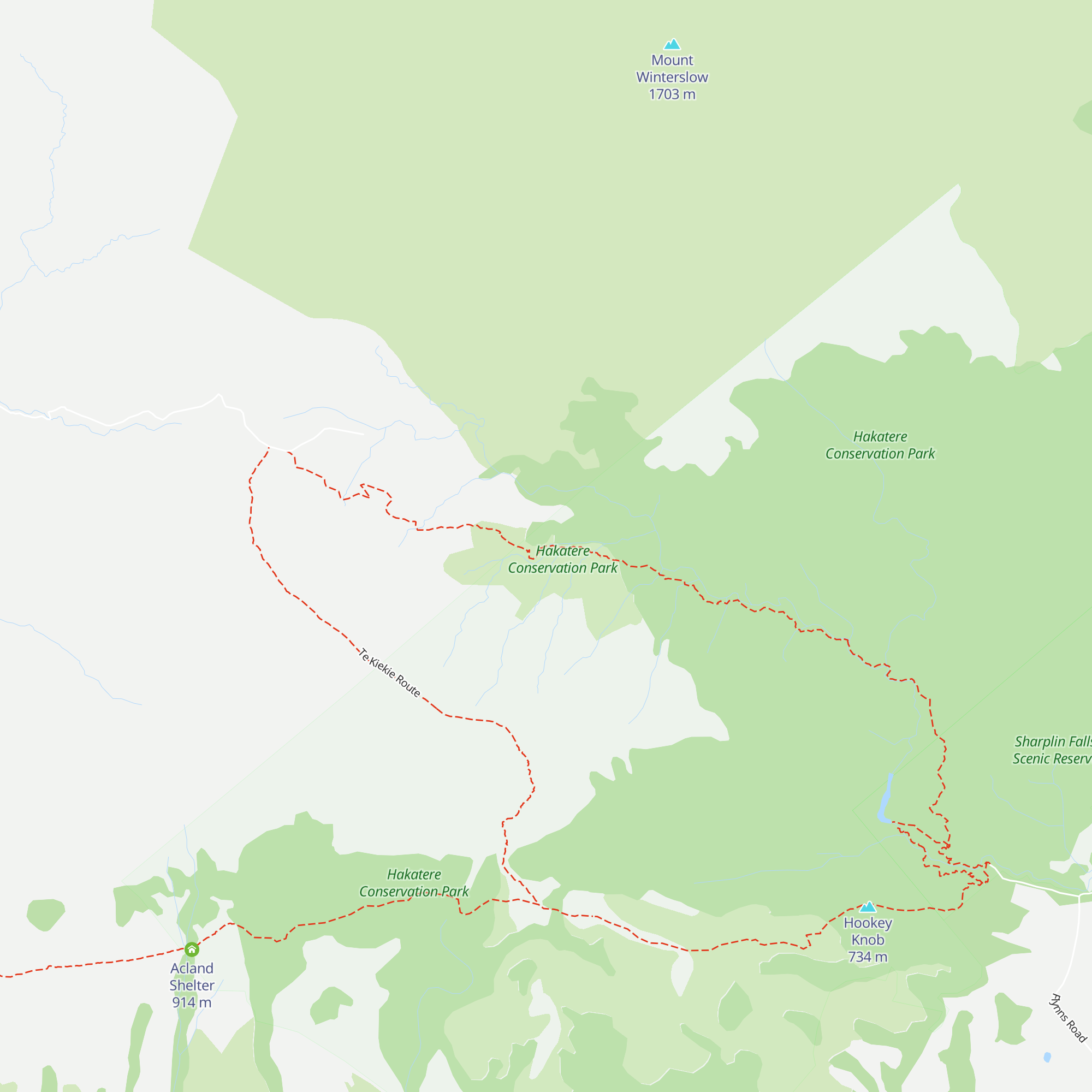 Warden's hut map