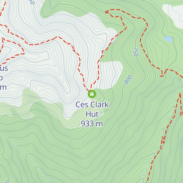 Map of Croesus Top Hut