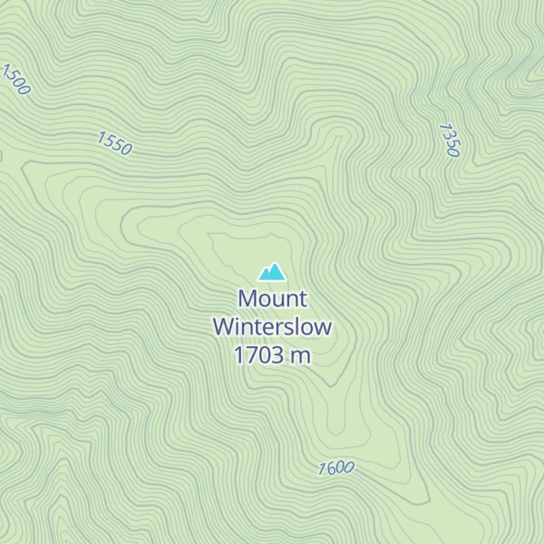 Map of Mount Winterslow