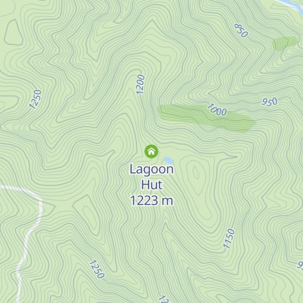 Map of Lagoon Hut