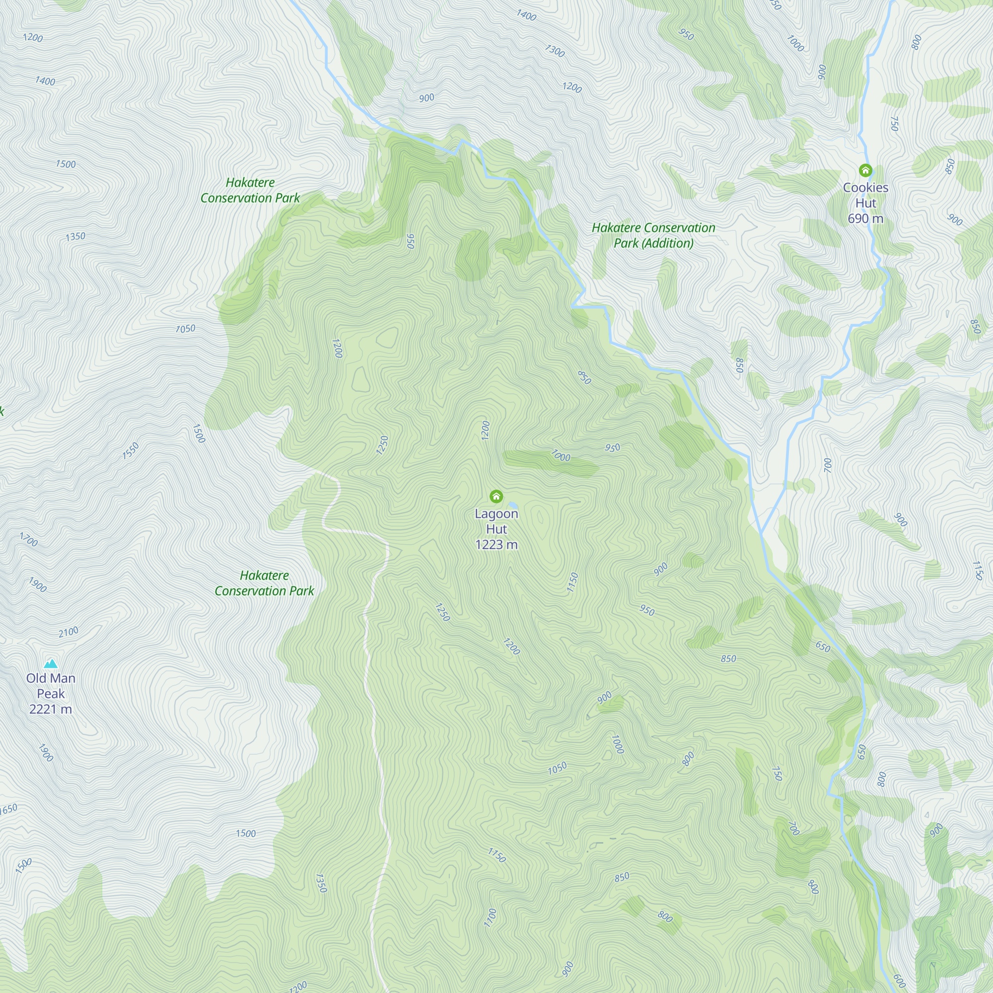 Lagoon Hut map
