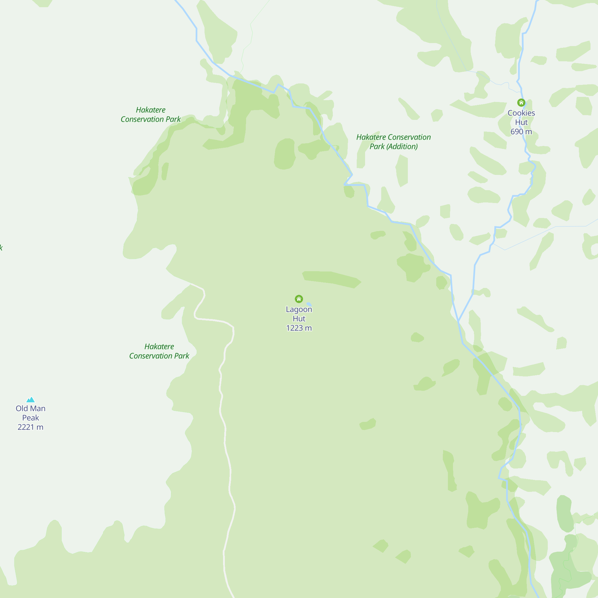 Lagoon Hut map