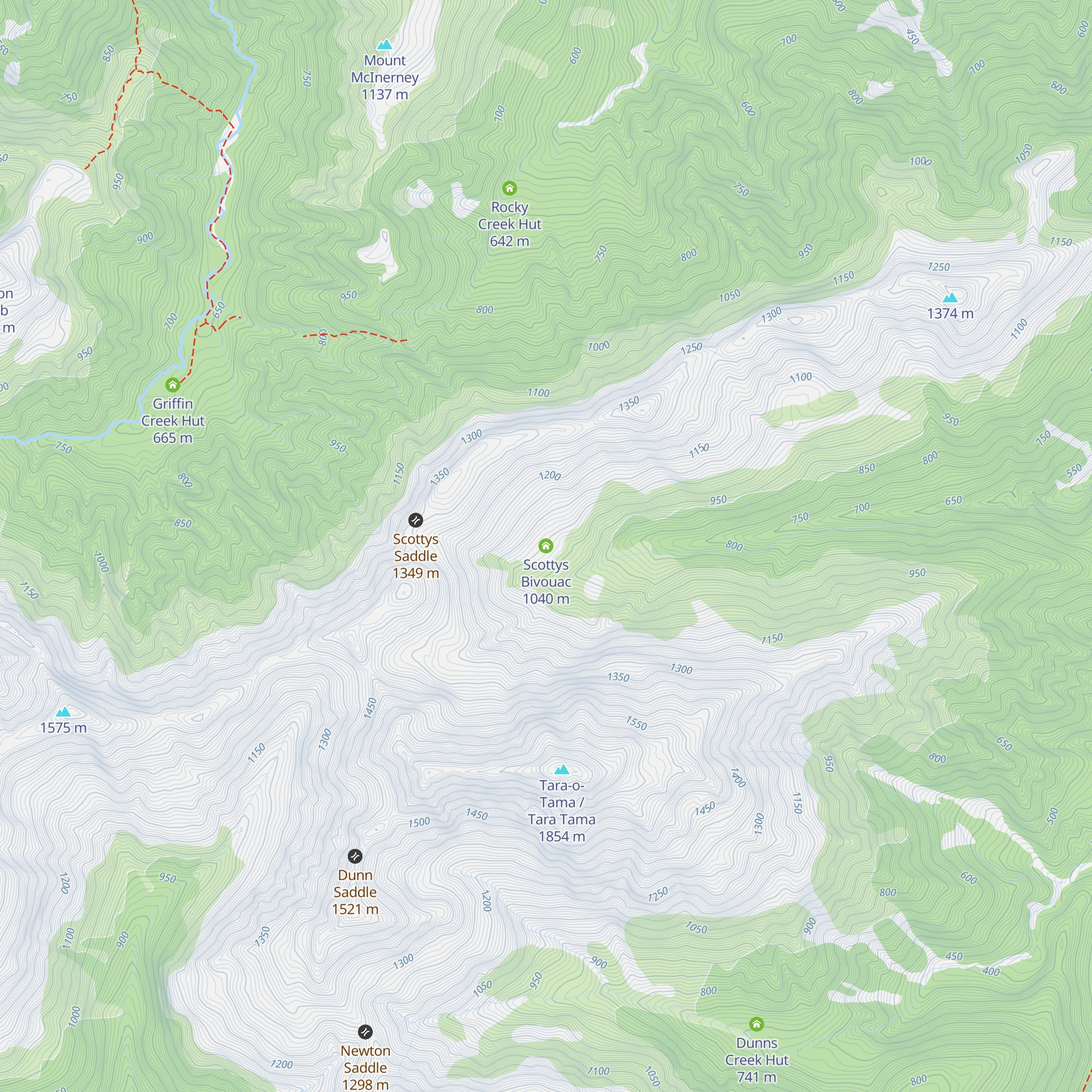 Scottys Bivouac map