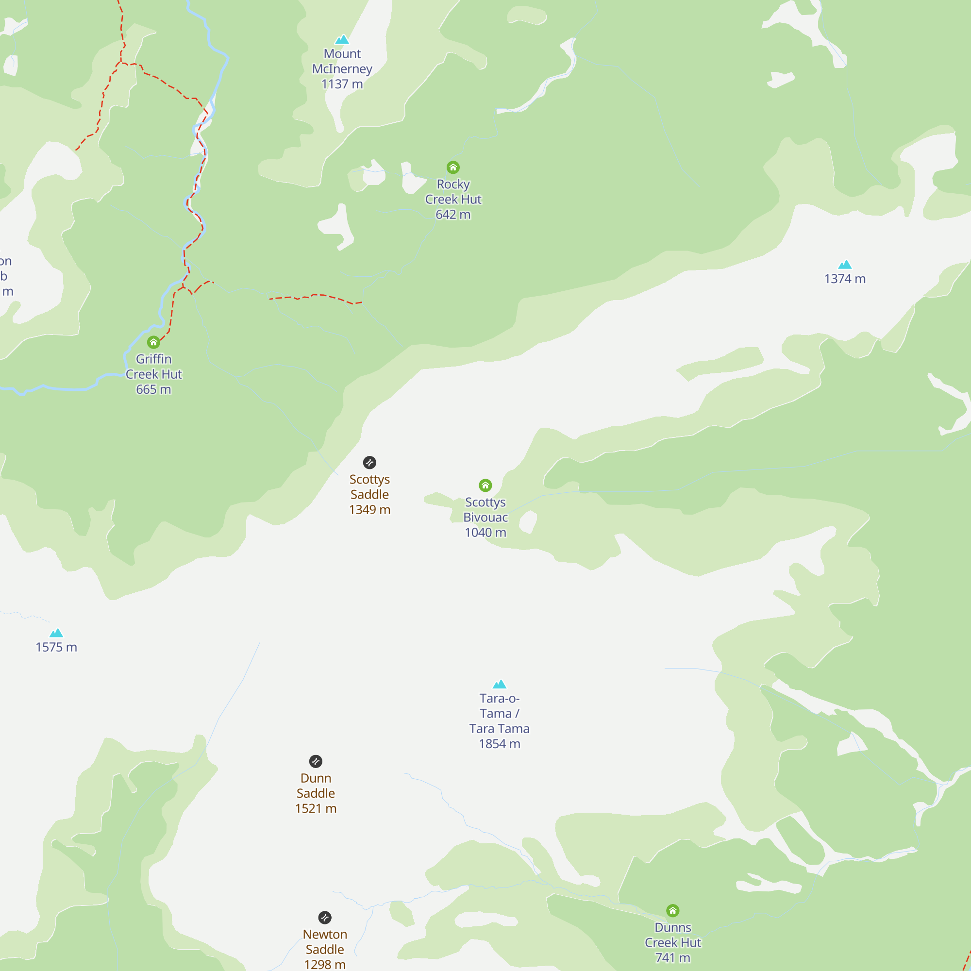 Scottys Bivouac map
