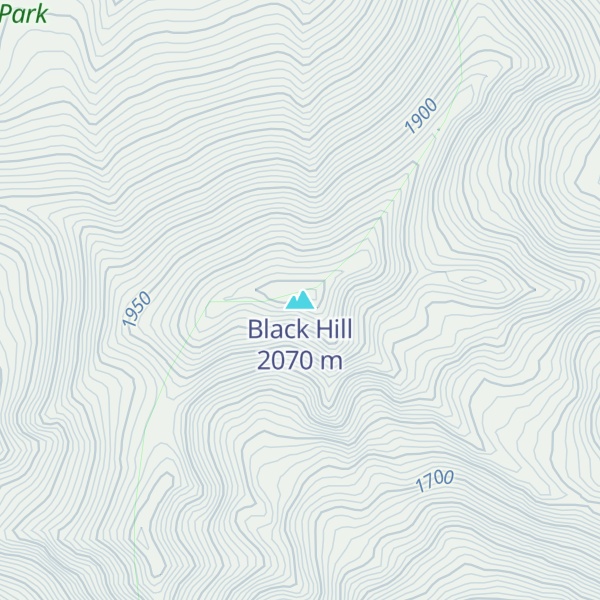 Map of Black Hill