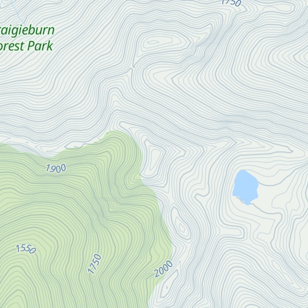 Map of Birdwood Range