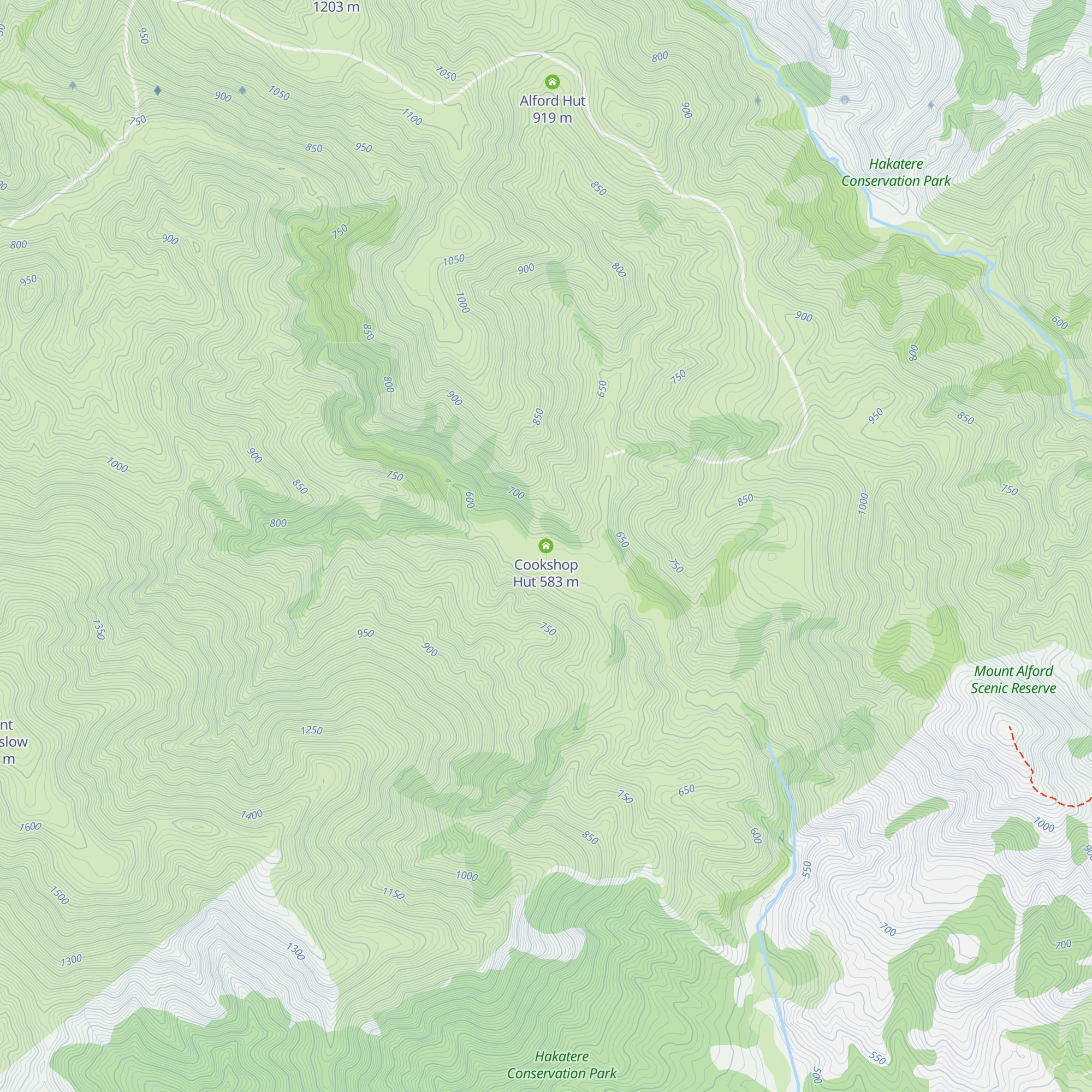 Cookshop Hut map