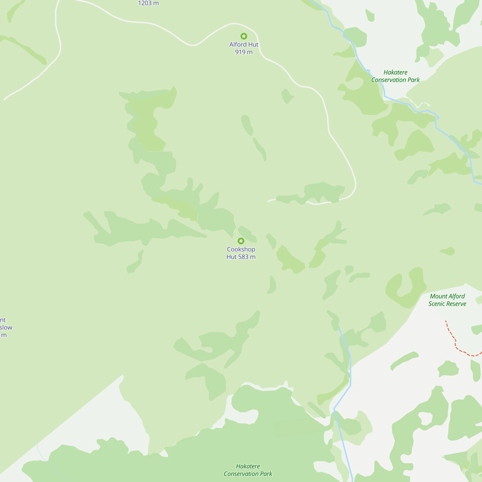 Cookshop Hut map
