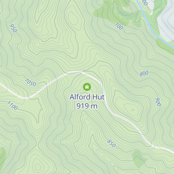 Map of Alford Hut