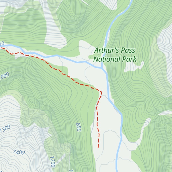 Map of Carrington Hut
