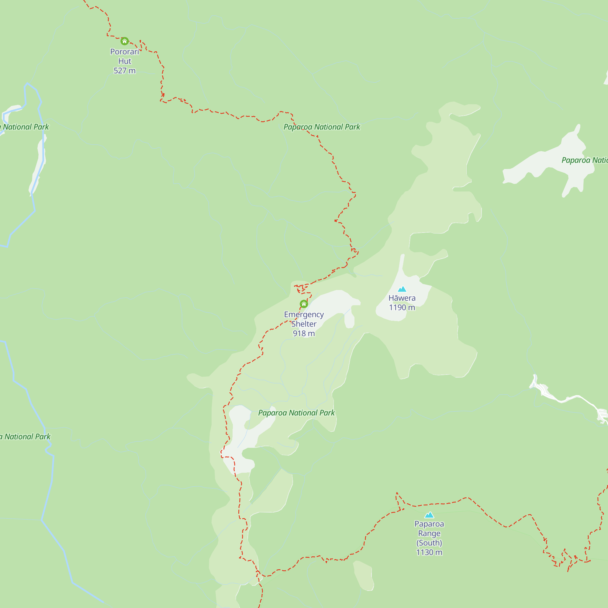 Emergency Shelter map
