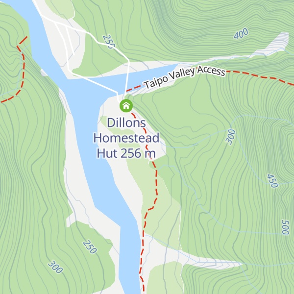 Map of Dillon Hut