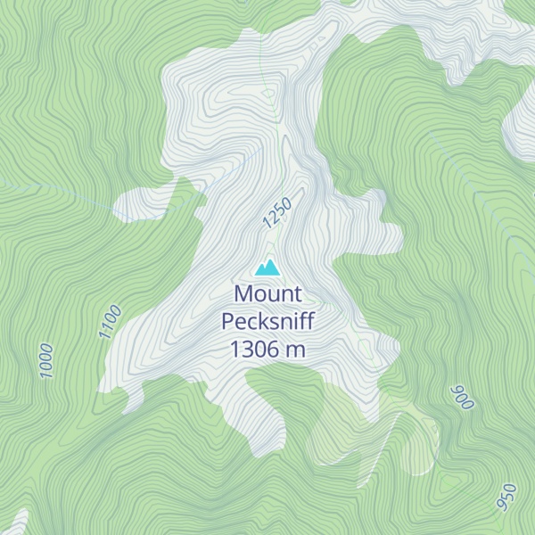 Map of Mount Pecksniff