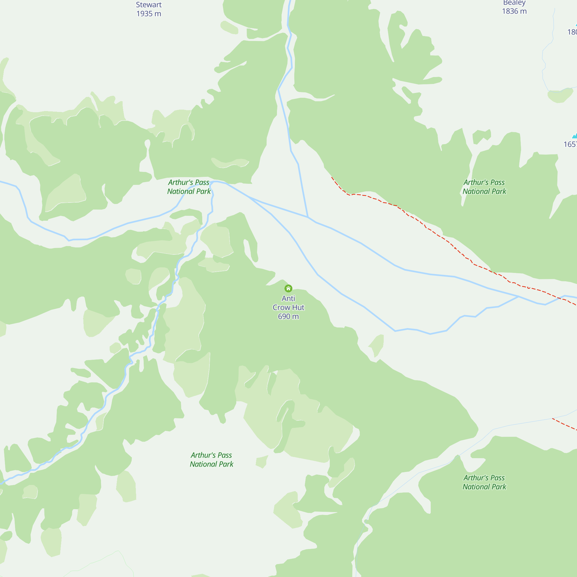 Anti Crow Hut map