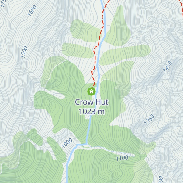 Map of Crow Hut