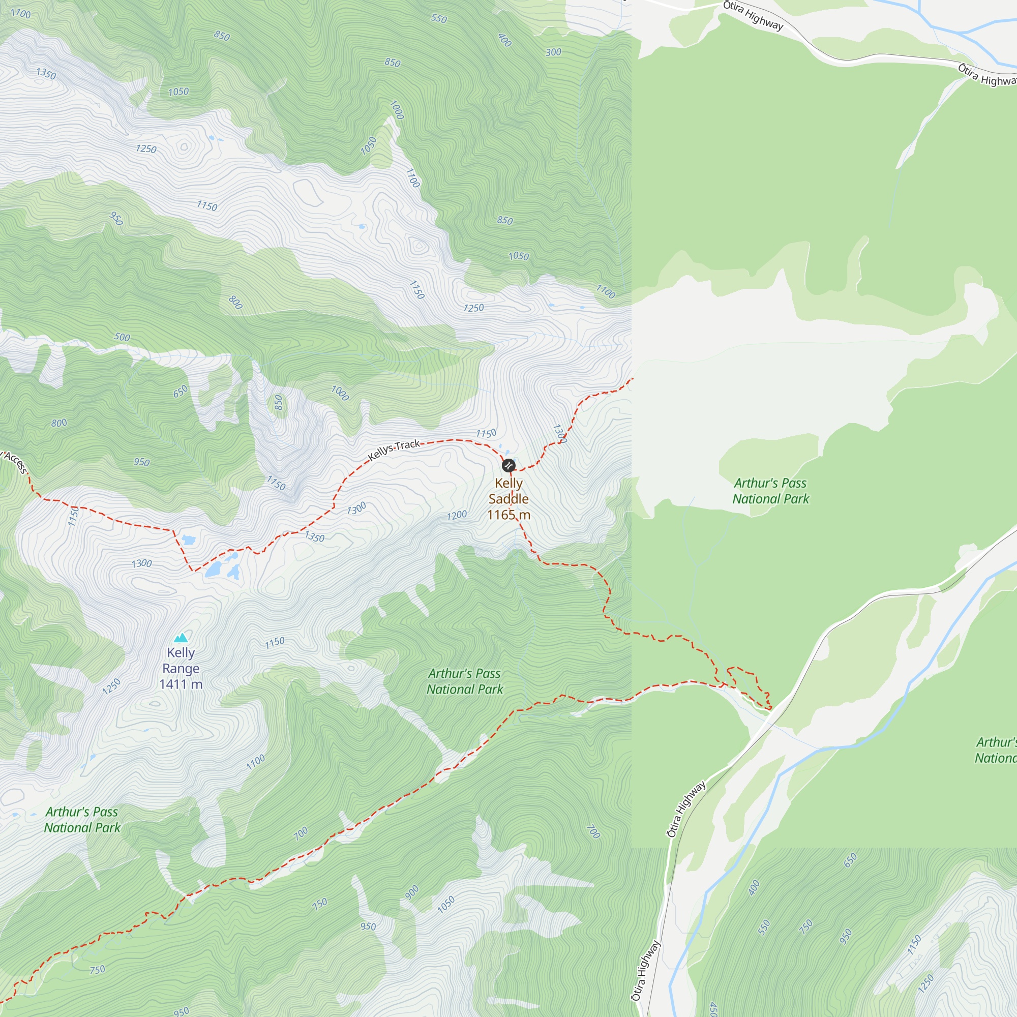 Carroll Hut map
