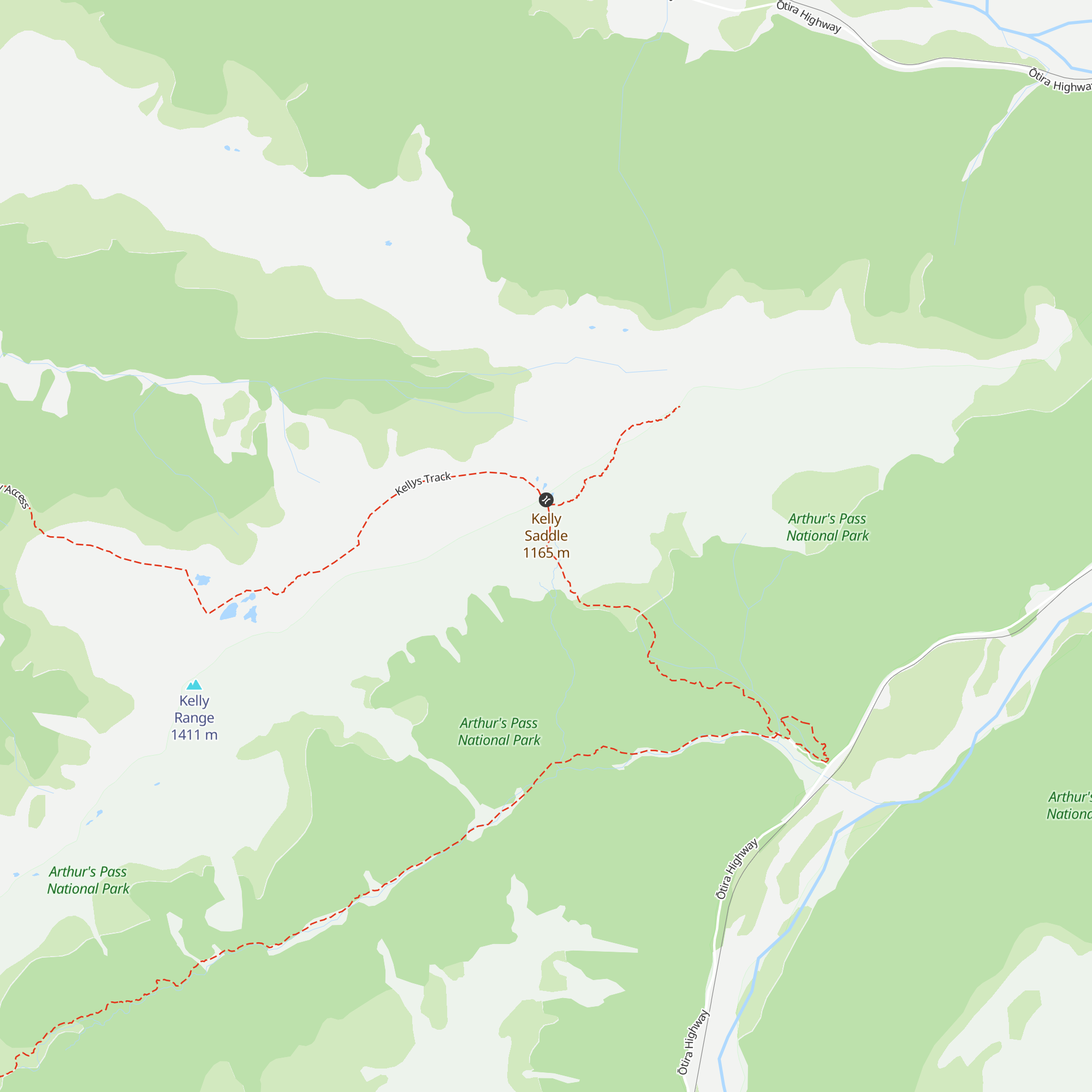 Carroll Hut map