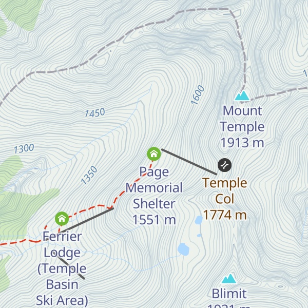 Map of Page Memorial Shelter
