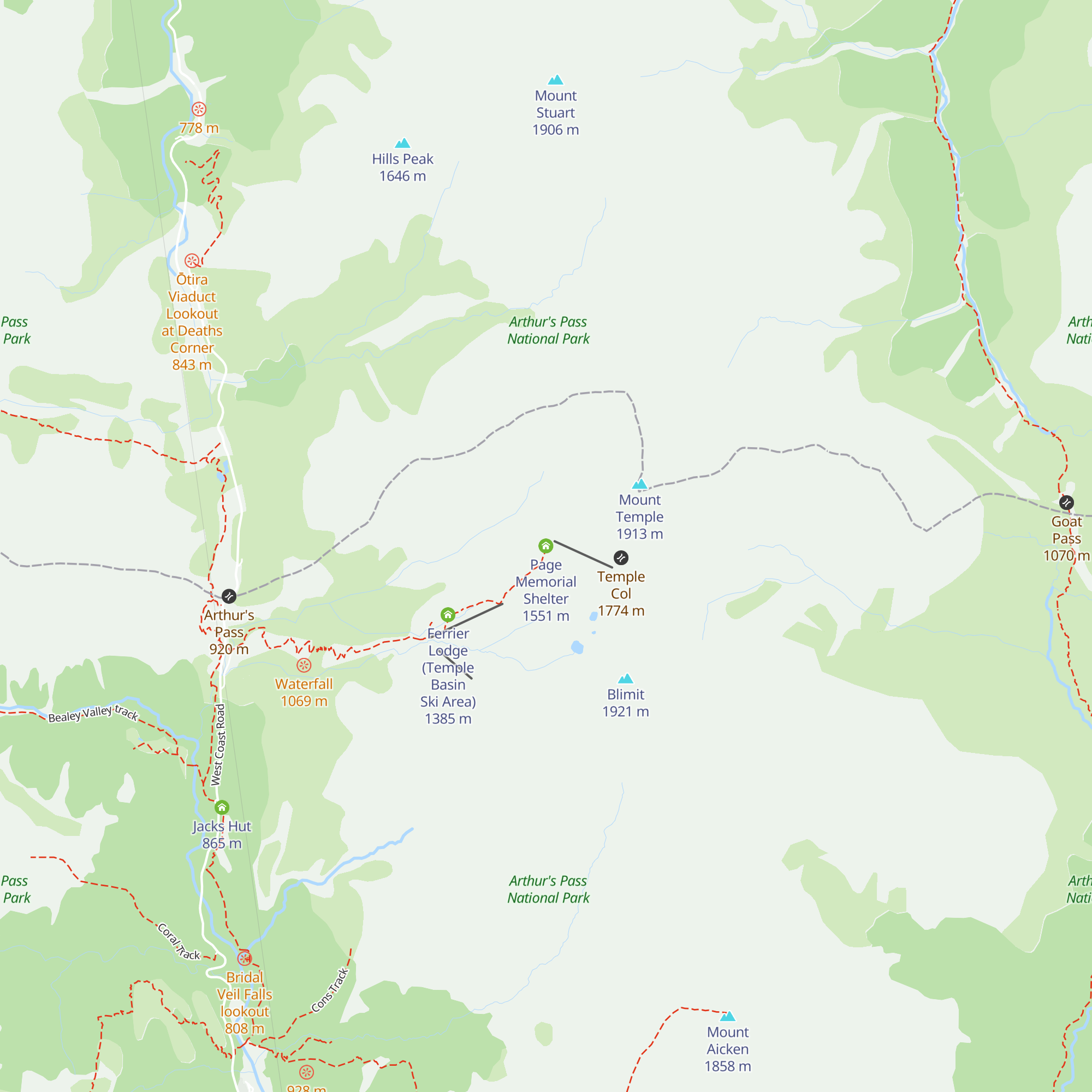 Page Memorial Shelter map